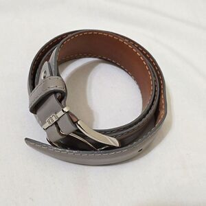 L.E.N. Lifestyle Italian Suede Belt in Dove Gray